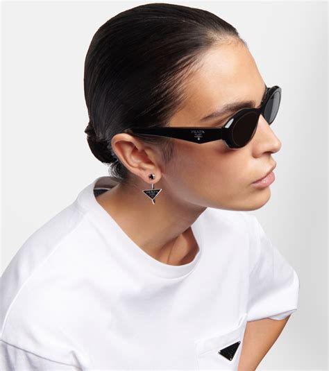 prada symbole oval sunglasses